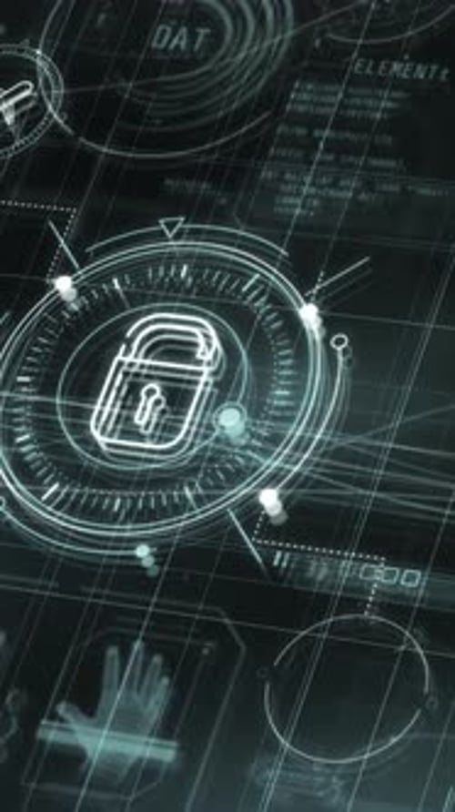 Animated Infographic on Data Protection for Corporate and Logistics Networks