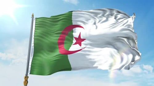 Algeria Flag 4K