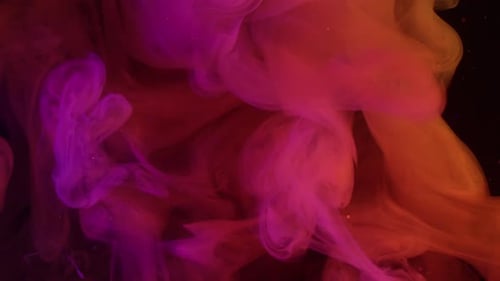 Smoke Drop Cloud Vapor Ink, glitzernder Dunstdruck, Neonfarben