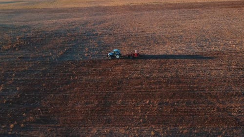 Tractor en el campo