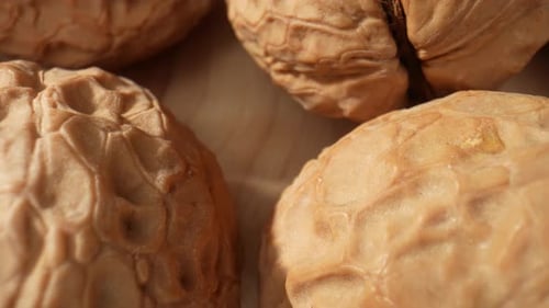 Close Up View of Fresh Walnuts