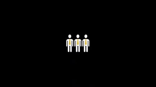 Flat Design Business People Group Animation