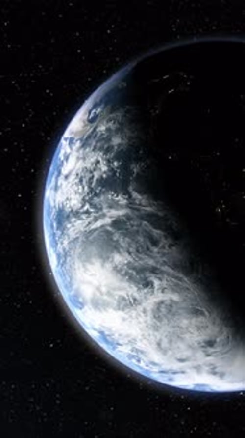 Cinematic Planet Earth Rotation Animation 04
