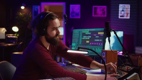 Sound Engineer Operates Recording Equipment and Oversees Audio Performances