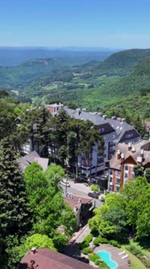 Gramado-Skyline bei Gramado in Rio Grande Do Sul, Brasilien.