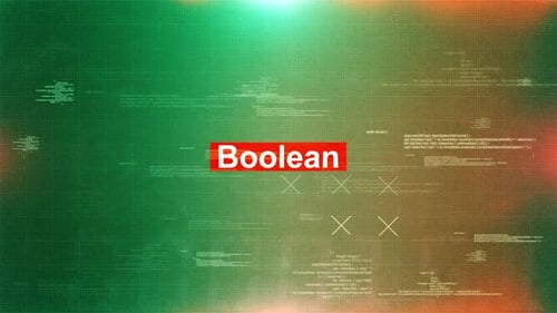 Boolean On Digital Screen