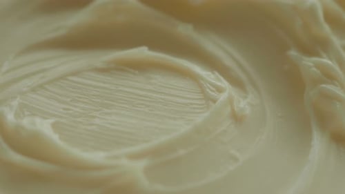 Close Up Creamy Cosmetic Light Beige Material