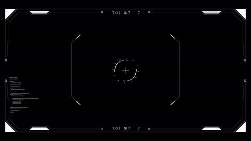 Futuristic Cyber and Technology Viewfinder of Future Interface Data Sci Fi Frame Hud Ui Box Border