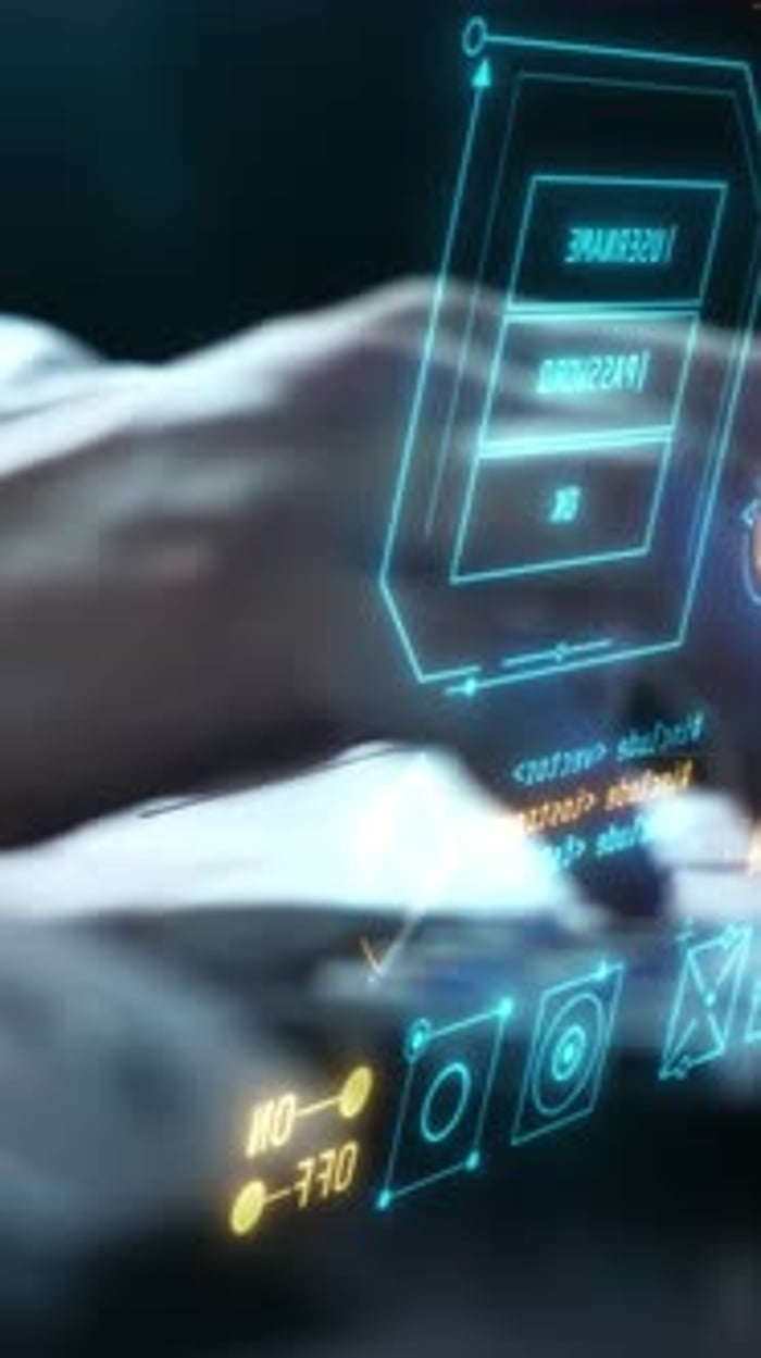 Decoding infographics on office background HD, Backgrounds Motion ...