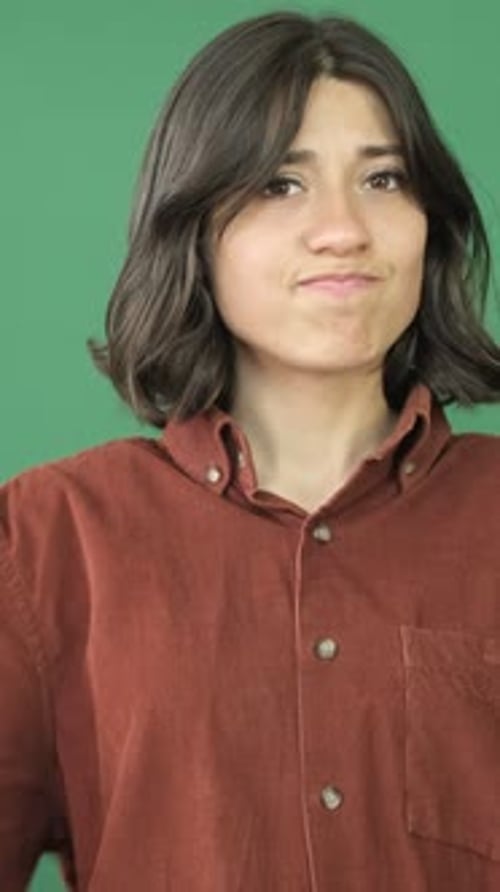 Signe négatif de fille