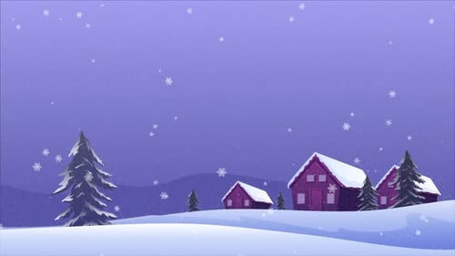 Paysage de Noël 4K