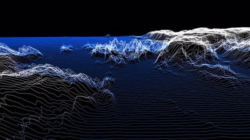 Loopable futuristic Line Rendering
