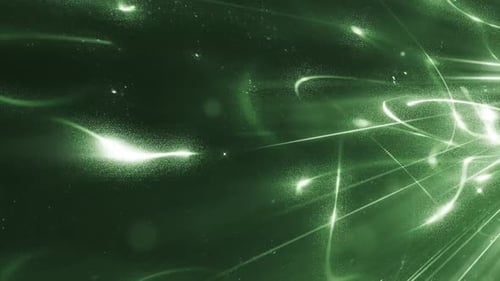 Digitale Hintergrundschleife mit grünen Fasern