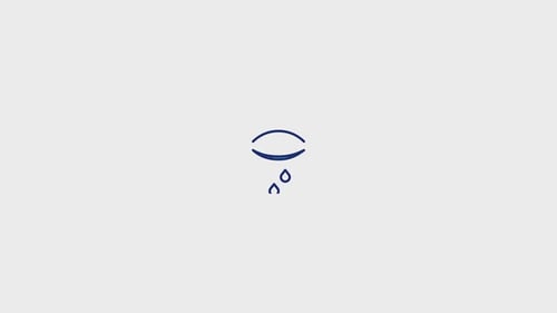 Animiertes Tränensymbol