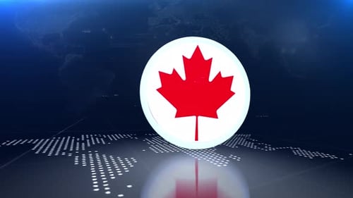 Futuristic Digital Global Logo Reveal