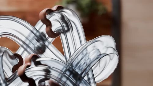 3D Abstract Marble Run Loop