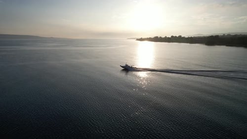 Sunrise over beach in Sumbawa