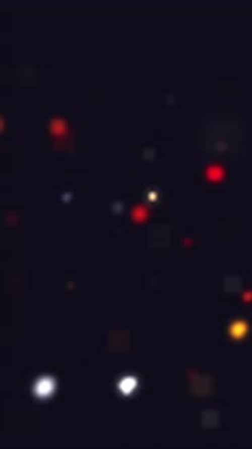 Abstract Floating Particles Loop Background Animation