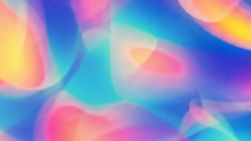 Abstract Liquid Background with Vibrant Pink and Blue Fluid