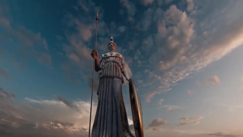 Statue grecque d'Athène
