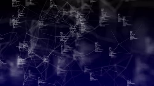 Digital Technology Cyberspace Cyber Background Line Waves Fiber Optics Lines Dust Particle Big Data