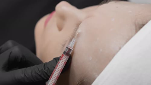 Eye Injection Procedure Close-up