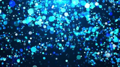 Blue Abstract Particles Background Loop V9