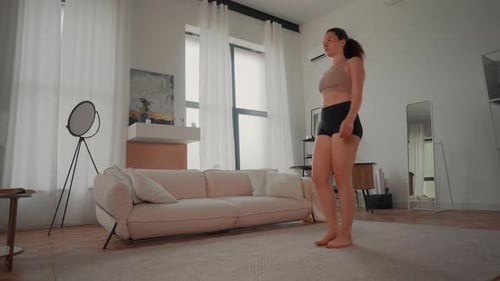 Yoga Workout in Apartment