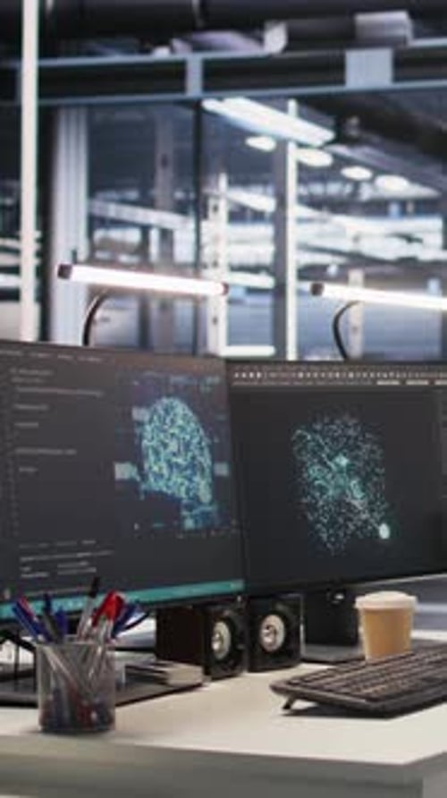 Vertical Video Server Hub PC Screens Tracking Rackmounts Processing Machine Learning Datasets