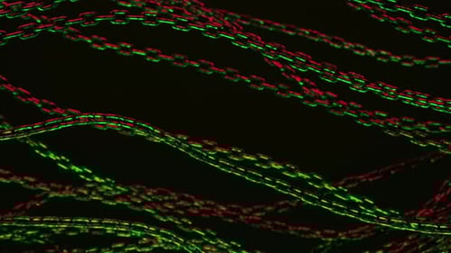 Abstract background with tangled chains