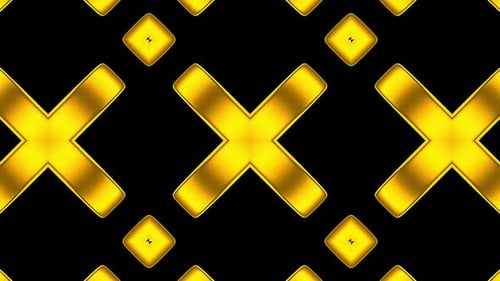 Golden Fluid Abstract Loop Background