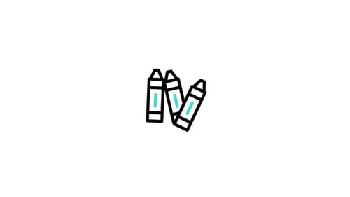 Crayons Animated Icon