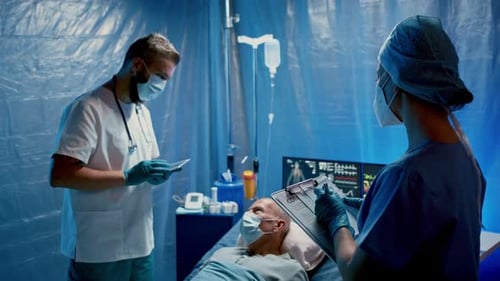 Covid Hospital Room Drama