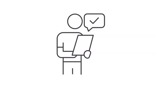 Aprobación de la animación lineal