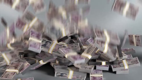 Dinero japonés: el dinero acumulado en yenes cae - Moneda japonesa