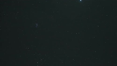 Stars time lapse with a dark background