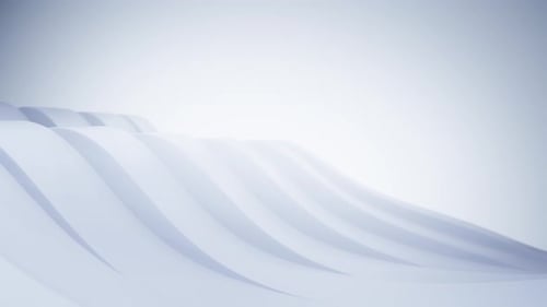 White Background big Stripe Curve Wave