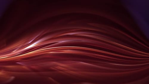 Bewölkte, bogenförmige rote Fäden, Licht, flackernde Neonstränge