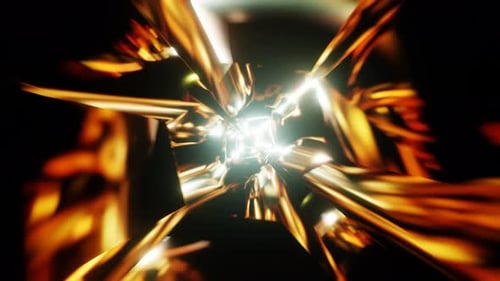 animação abstrata vj loop figura geométrica em relevo