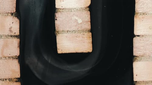 Miniature Brick Oven How Smoke Flows and Fire Moves