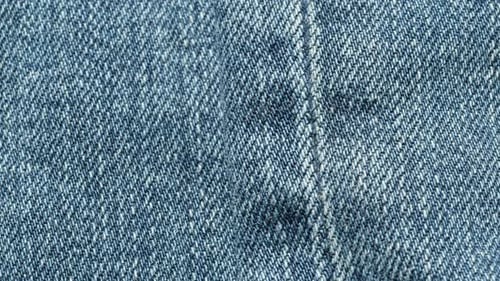 Close Up Blue Denim Fabric Texture