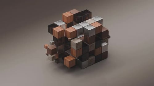 Animation d'usine satisfaisante en boucle 3D