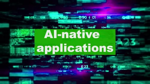 Futuristic Digital Code and Data Stream Background Animation