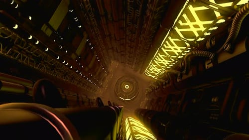 Blick in das Innere der Computermaschine