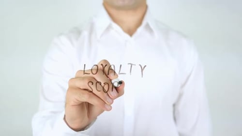 Writing Loyalty Scores on Invisible Screen