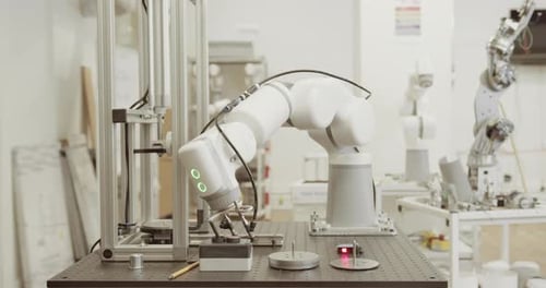 Robotic Arm Automation in a Bright Laboratory