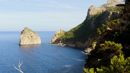 Mediterranean Coastal Seascape Sea Nature Vacation Holiday Destination