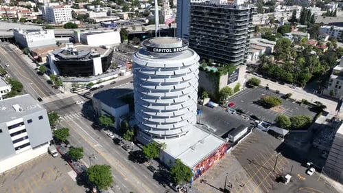 Capitol Records at Los Angeles in California United States.
