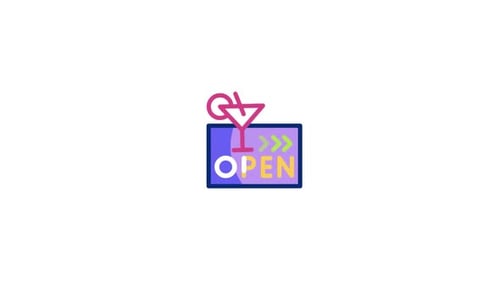 Open Bar Animated Icon