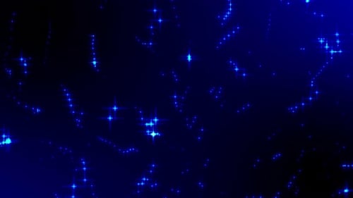 Bokeh: Loop-Animation mit glänzenden Partikeln. Shining Stars-Animationsanimation.4k